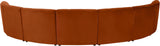 Limitless Cognac Velvet 7pc. Modular Sectional