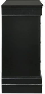 Elements International Louis Philippe Dresser in Black