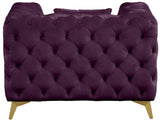 Kingdom Purple Velvet Chair
