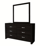 Crown Mark Furniture Jaylen Dresser Mirror in Black