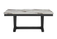 D1319 Black/White Dining Table