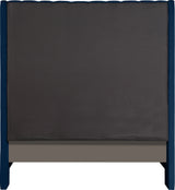 Fritz Navy Velvet Full Bed