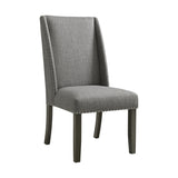 Everdeen Dining Set in Charcoal-Table & Four Chairs