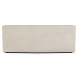 Candace Leather Sofa Without Pillows