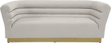 Bellini Cream Velvet Sofa