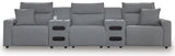 Modmax II Power Reclining Sectional with Audio Consoles