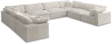 Cozy Cream Velvet Cloud Modular Sectional