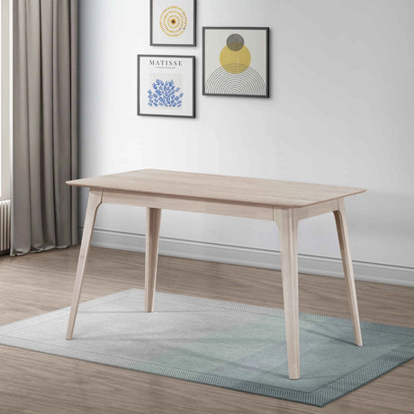 Oscar Counter Height Table-White Ash