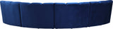 Infinity Navy Velvet 4pc. Modular Sectional