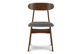 Morocco Dining Chair W/Dark Gray Seat Cushion (2 Per Carton)