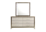 Zambrano White Mirror with LED
