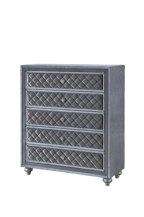 Crown Mark Furniture Voltare Chest in Dark Grey image