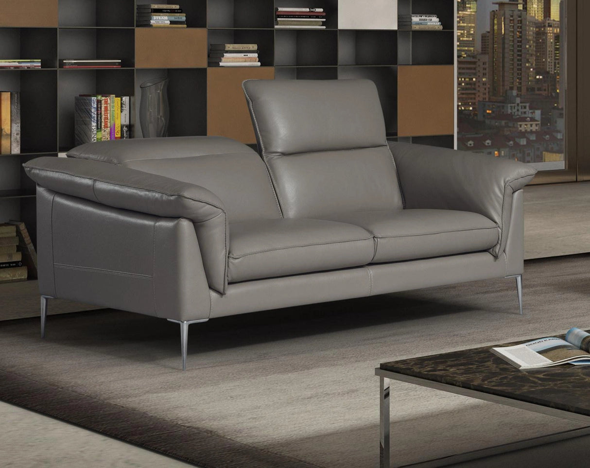 J&M Furniture Eden Loveseat in Grey