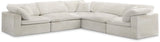 Cozy Cream Velvet Cloud Modular Sectional