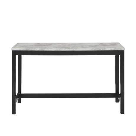 Celeste Theater Bar Table W/ 3 Stools-Gray