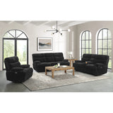 Admiral Living Room Set in Masis Black