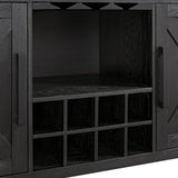 Axel Server in Light Grey and Espresso