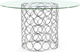 Opal Chrome Dining Table