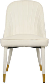 Belle Cream Velvet Dining Chair