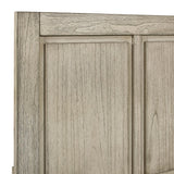 New Classic Furniture Ashland California King Panel Bed in Rustic White