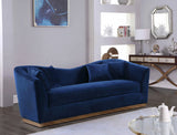 Arabella Navy Velvet Sofa