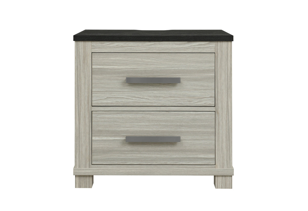 Ashley Brown Nightstand W/USB & Speaker