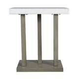 Greta Square End Table in grey