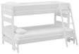 Elements International Cali Kids Twin over Full Bunk Bed with Ladder in White image