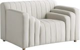 Naya Cream Velvet Chair