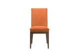 Maggie Dining Chair W/Terracotta Cushion-Walnut