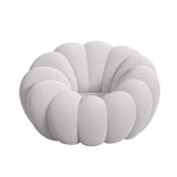 Bubble Swivel Chair and Ottoman in Grey