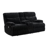 Admiral Living Room Set in Masis Black
