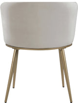 Skylar Cream Velvet Dining Chair