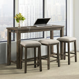 Stone Occasional Bar Table Single Pack (Table + Three Stools)