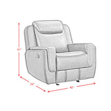 Panther Glider Motion Recliner in Neono Brown