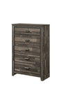 Crown Mark Furniture Carter 5 Drawer Chest in Brown image