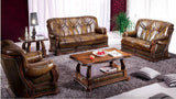 ESF Furniture Oakman Coffee Table in Rich Brown