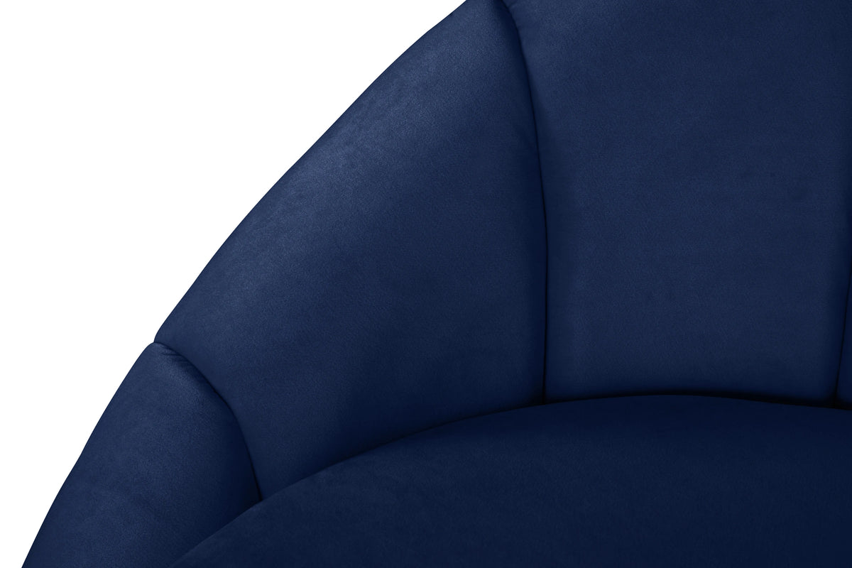 Shelly Navy Velvet Chair