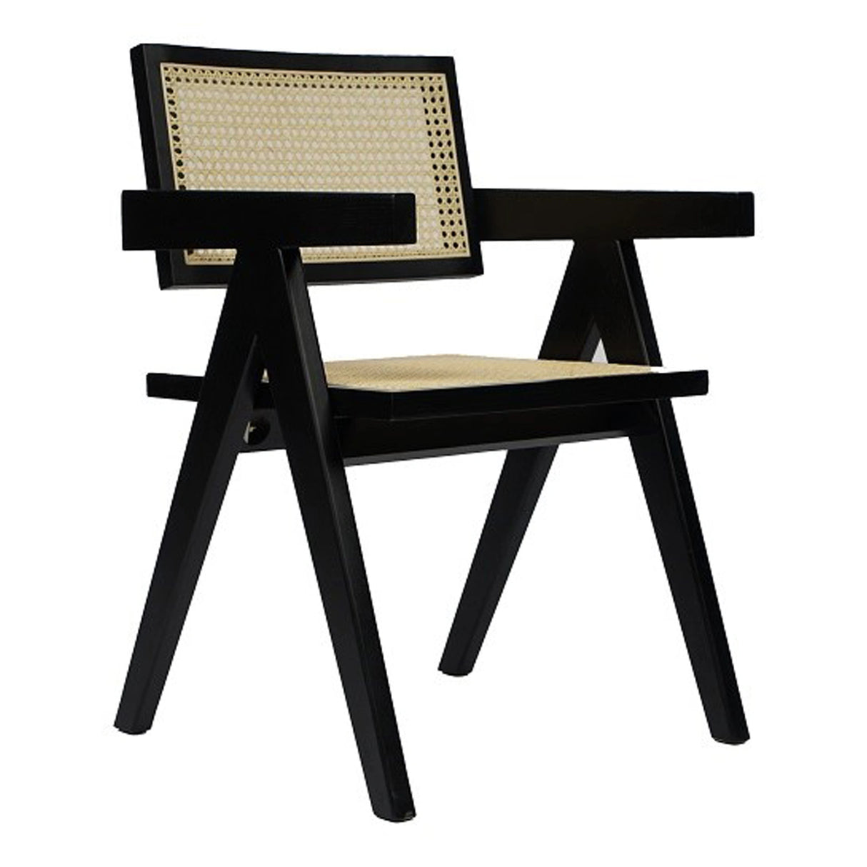 Aurora Modern Rattan Dining Arm Chair
