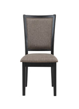 Potomac 60" Rectangle Dining Table & 4 Chairs-Brown/Black