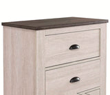 Crown Mark Furniture Coralee 5 Drawer Chest in White