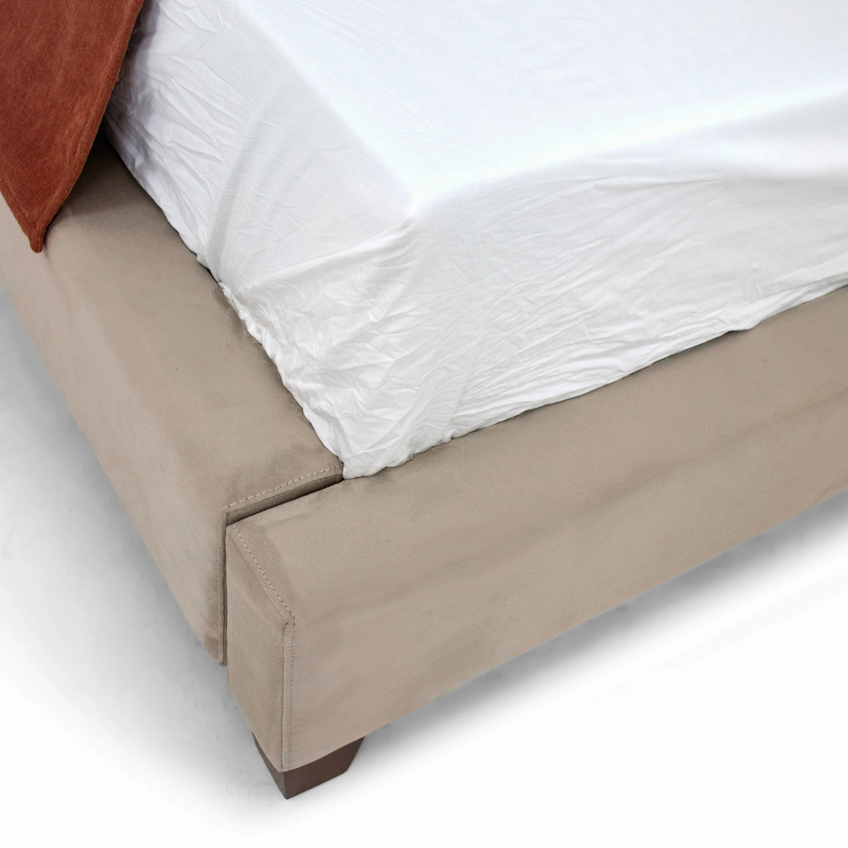 McKamey - Modern Beige Fabric Bed