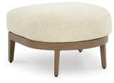 Serene Bay Outdoor Ottoman with Cushion image