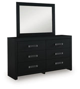 Maeling Dresser and Mirror