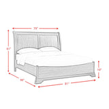 Phillipe Bed in Cherry