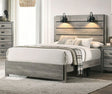 Crown Mark Furniture Carter Queen Platform Bed in Gray image