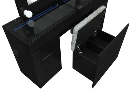 Ella Vanity Set with Storage Stool