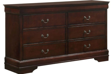 Elements International Louis Philippe Dresser in Cherry image