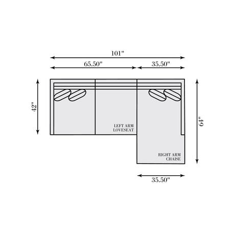 Joli Fabric Sectional