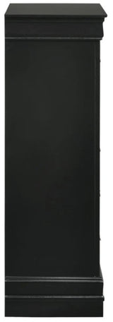 Elements International Louis Philippe Chest in Black